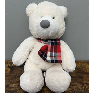 Aurora Winterfield Teddy‎ Bear with Plaid Scarf Plush